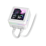 Dragos AquaForge 360 White ARGB LCD 360mm Intel-AMD Uyumlu Sıvı Soğutucu