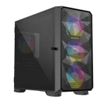 Dragos Diamond 4x ARGB Fan USB 3.0 600W 80+ Plus Mesh Tempered Glass mATX Oyuncu Bilgisayar Kasası