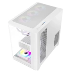 Dragos Ocean Curved Pro Beyaz 7x Argb Fan USB 3.0 750W 80+ Panoramik Temperli Cam Gaming ATX Mid Tower Kasa