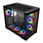 GameBooster GB-G2851BB 7x ARGB Fan Siyah Temperli Cam USB 3.0 ATX Mid Tower Kasa