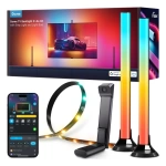 Govee Arka Aydınlatma 3 Lite Kit TV LED 55-65 inç (Wi-Fi ve Bluetooth Destekli, Alexa ve Google Assistant Uyumlu) H605A311