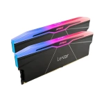 Lexar ARES 32GB (2x16GB) DDR5 6000MHz Siyah CL28 Siyah RGB Bellek (LD5U16G60C28BR-RGD)