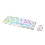 MSI Vigor GK30 Combo RGB + Clutch GM11 Beyaz Gaming Klavye Mouse Set