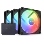 NZXT F120 RGB Core 3x120mm Kontrolcülü Siyah Kasa Fanı