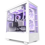 NZXT H5 Elite Beyaz Temperli Cam RGB USB 3.2 ATX Kasa