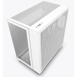 NZXT H9 Flow Beyaz Temperli Cam USB 3.2 ATX Kasa