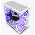 NZXT H9 Flow Beyaz Temperli Cam USB 3.2 ATX Kasa