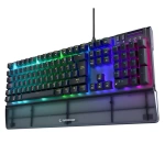 Rampage Carbon Siyah RGB Q Bilek  Destekli Blue Switch Gaming Oyuncu Klavye