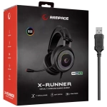 Rampage G7 X-RUNNER Siyah RGB Led 7.1 Gaming Mikrofonlu Oyuncu Kulaklığı