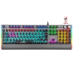 Rampage KB-R210 FAVORY Rainbow Aydınlatmalı  Kristal Red Switch Mekanik Gaming Oyuncu Klavyesi