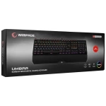 Rampage KB-R86 UMBRA Siyah USB Rainbow Aydınlatmalı Red Switch Mekanik Gaming  Klavye