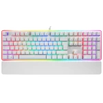 Rampage KB-R96 ULTIMATE Beyaz Optical Switch Full RGB ve Metal Gövdeli Su Geçirmez Gaming Mekanik Klavye