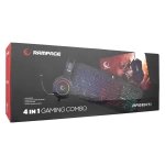 Rampage KM-404 ARGENTI Rainbow Gaming Combo Set (Klavye+Mouse+MousePad+Kulaklık)