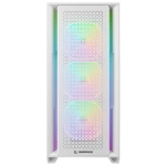 Rampage RADIANT V1 WHITE 2* USB3.0 Temperli 4*ARGB Fan+Hub E-ATX Exclusive Gaming Kasa