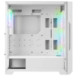 Rampage RADIANT V1 WHITE 2* USB3.0 Temperli 4*ARGB Fan+Hub E-ATX Exclusive Gaming Kasa