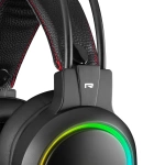 Rampage RM-K12 MANLY Siyah 7.1 Usb Surround RGB Işık Efektli Gaming Oyuncu Mikrofonlu Kulaklık