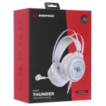 Rampage RM-K29 THUNDER Beyaz 3,5mm + USB Bağlantı Mikrofonlu Oyuncu Kulaklığı