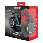 Rampage RM-K9 PALADIN Siyah 7.1 Led+RGB Ses Kontrollü Oyuncu Mikrofonlu Kulaklık