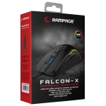 Rampage SMX-R68 FALCON-X Usb Siyah800-6400 dpi 800-6400 dpi RGB Ledli Gaming Oyuncu Mouse