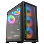 Rampage VOYAGER 750W 80+ BRONZE Siyah 4*RGB Fan ATX Mid-T Gaming Oyuncu Kasası