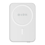 S-link M5 5000mAh PD20W Magsafe 15W Kablosuz Type-C Beyaz Powerbank