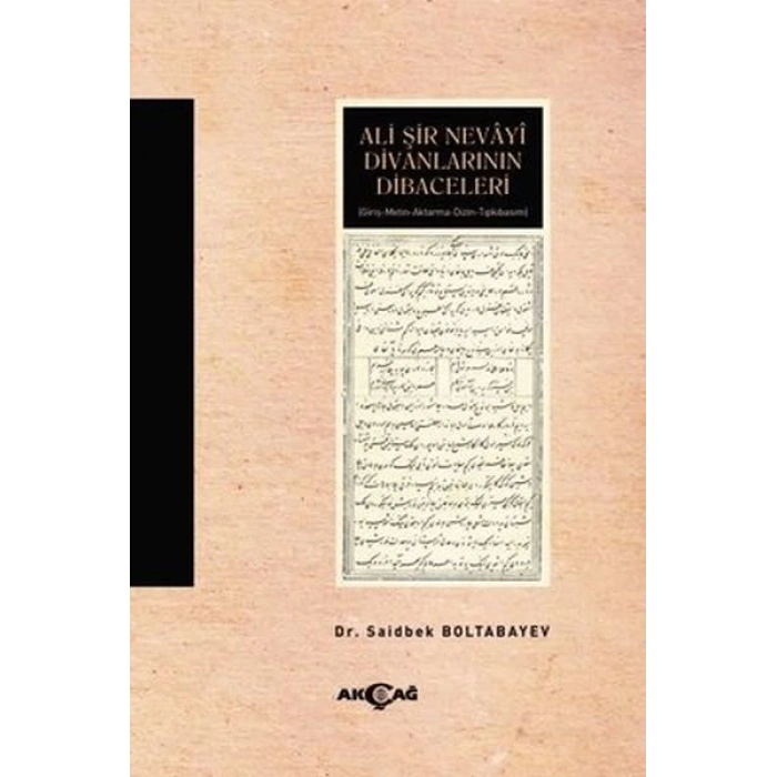 Ali Şir Nevayi Divanlarının Dibaceleri