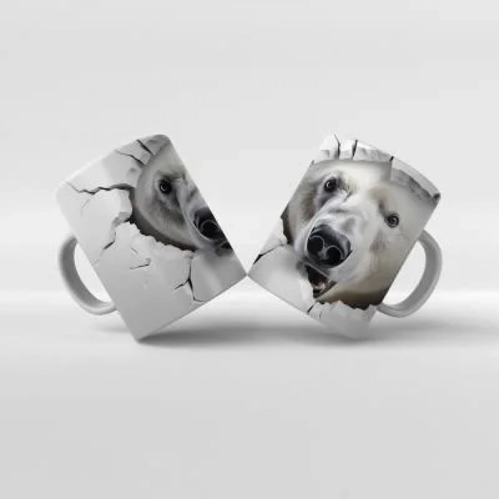 Baskılı Kupa Bardak Hayvan Temaları - 15