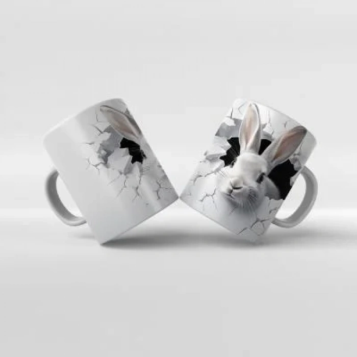 Baskılı Kupa Bardak Hayvan Temaları - 18