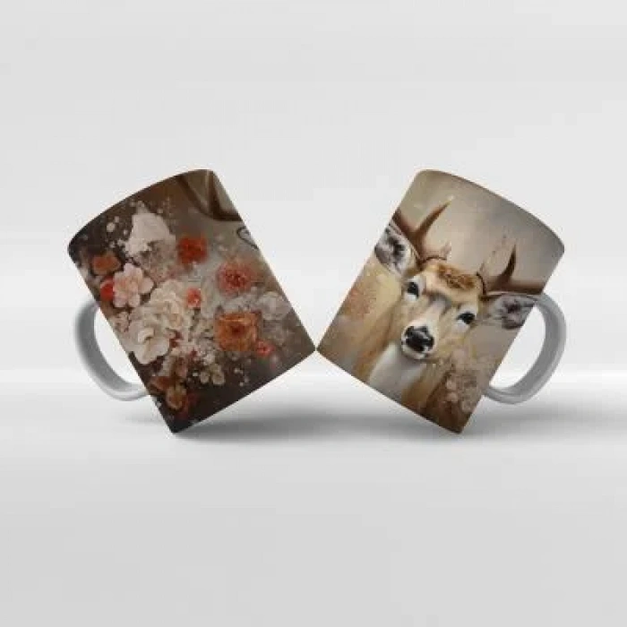 Baskılı Kupa Bardak Hayvan Temaları - 22