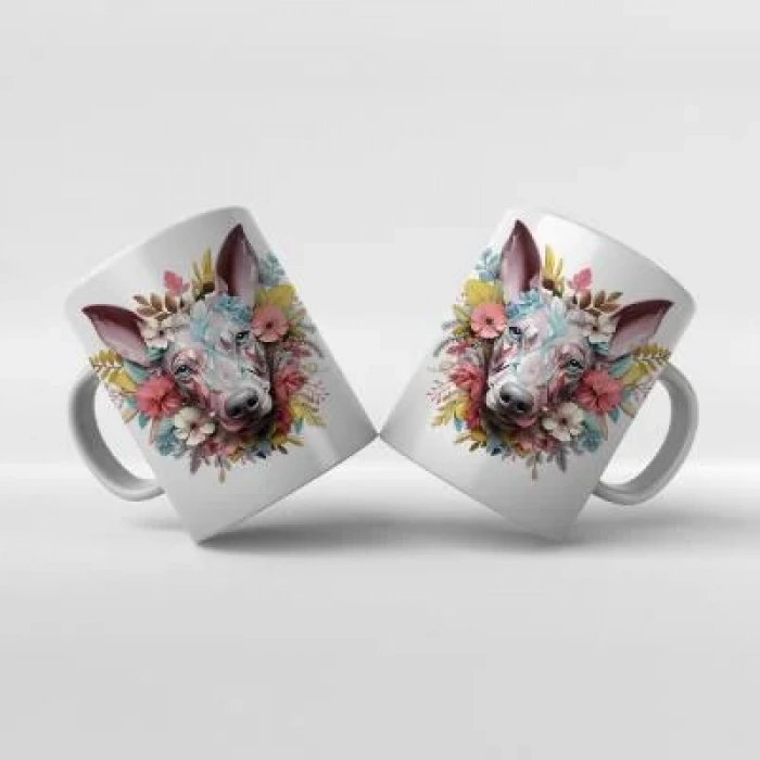 Baskılı Kupa Bardak Sevimli Köpekler - K10