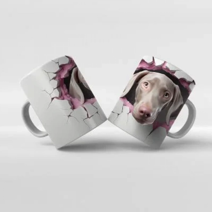 Baskılı Kupa Bardak Sevimli Köpekler - K22