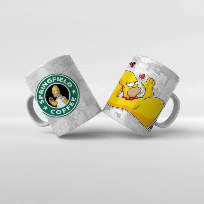 Baskılı Kupa Bardak The Simpsons Karakterleri - 06