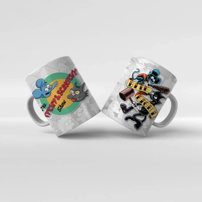 Baskılı Kupa Bardak The Simpsons Karakterleri - 08