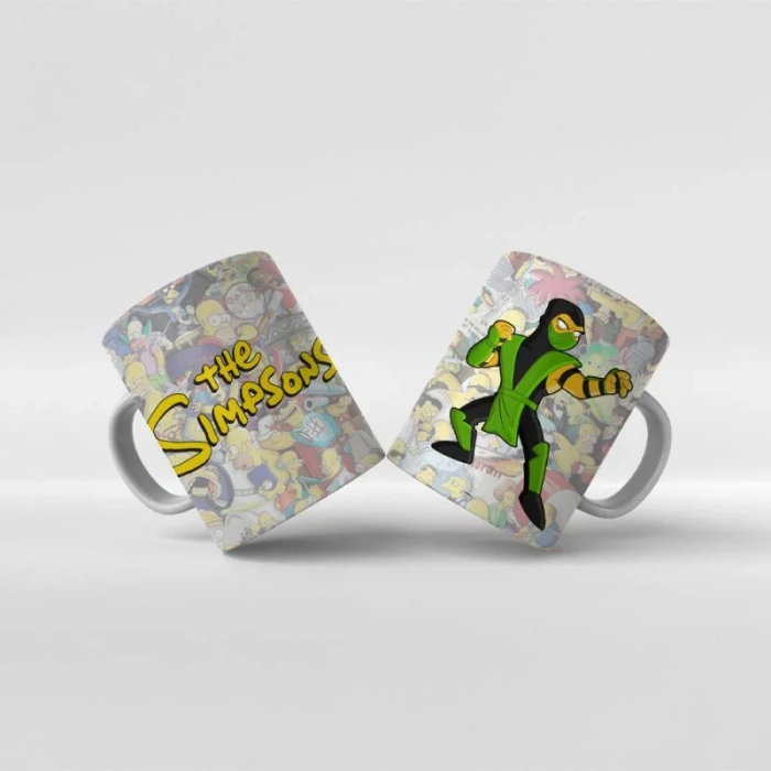Baskılı Kupa Bardak The Simpsons Karakterleri - Y9