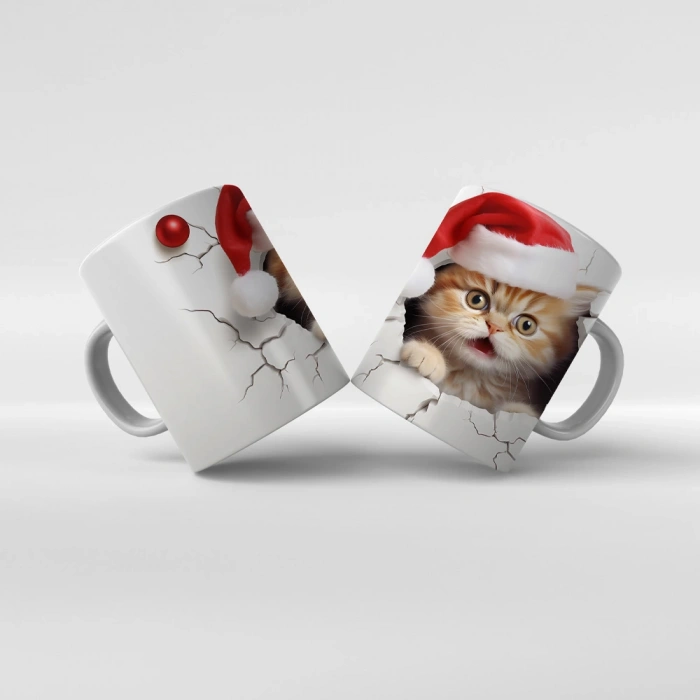 Baskılı Kupa Bardak Yeni Yıl Teması - 102