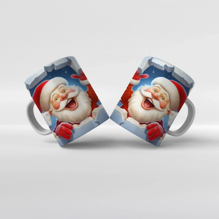 Baskılı Kupa Bardak Yeni Yıl Teması - 129