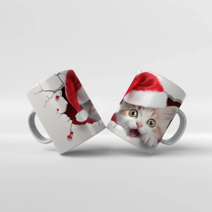 Baskılı Kupa Bardak Yeni Yıl Teması - 98