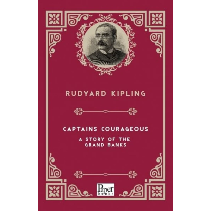 Captains Courageous a Story of the Grand Banks (İngilizce Kitap)