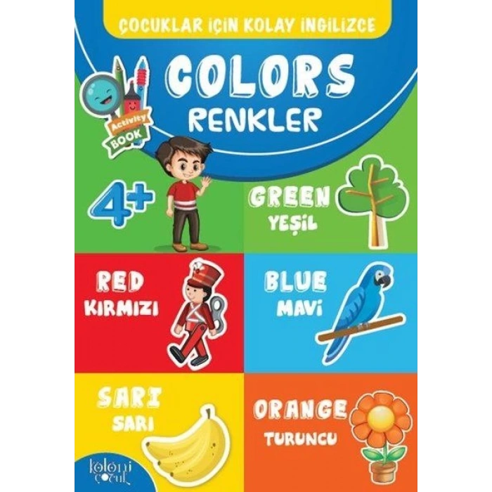 Çocuklar İçin Kolay İngilizce - Colors Renkler