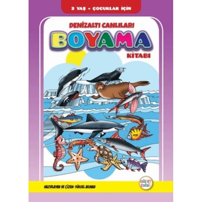 Denizaltı Çanlıları Boyama Kitabı