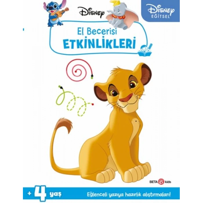 Disney Eğitsel Simba El Becerisi Etkinlikleri Yazıya Hazırlık