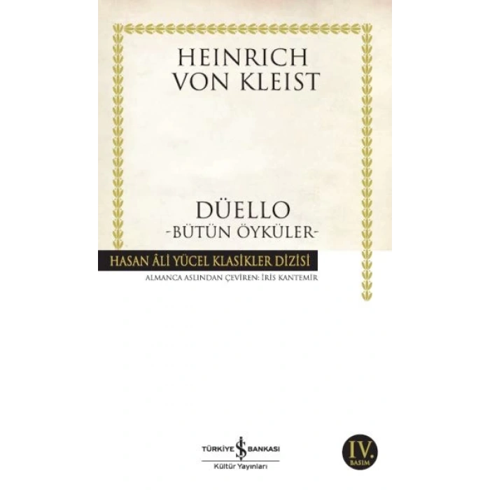 Düello - Bütün Öyküler - Hasan Ali Yücel Klasikleri