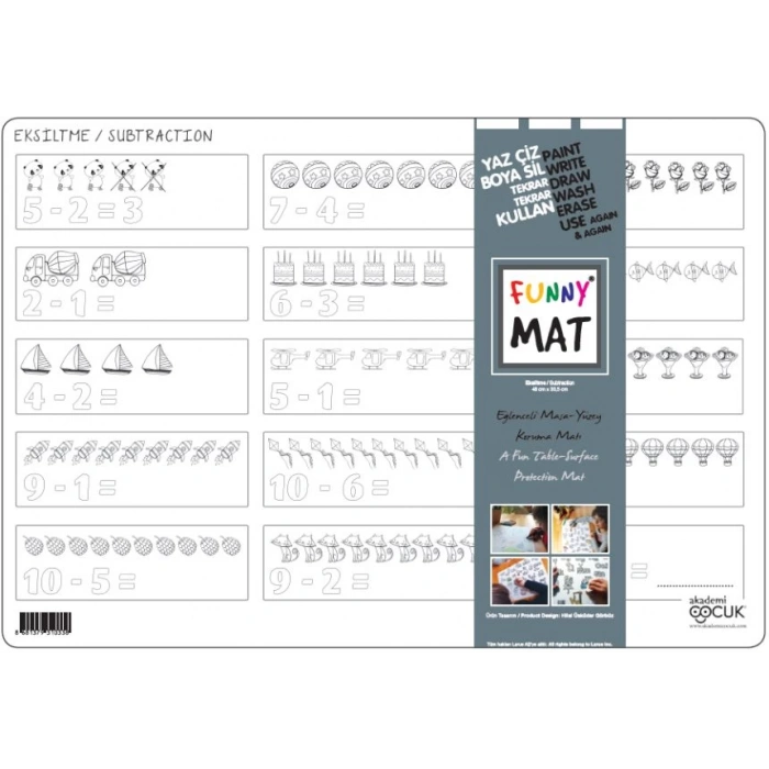 Funny Mat - Eksiltme 33,5x48cm