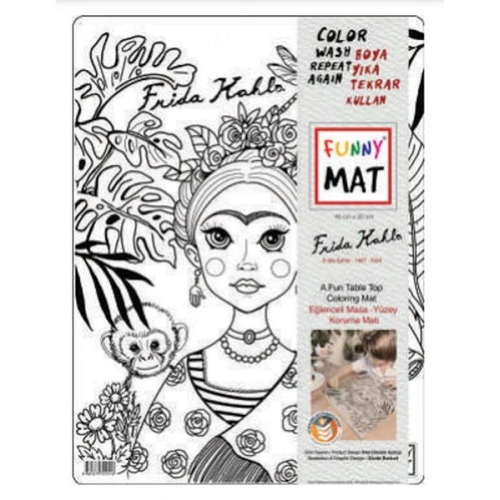 Funny Mat - Frıda Kahlo 30 X 40 Cm