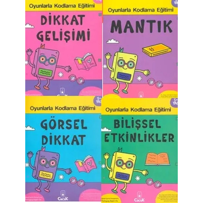 Kodlama Eğitimi +5 yaş (4 Kitap)