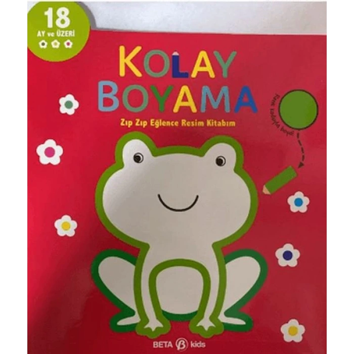 Kolay Boyama Zıp Zıp Eğlence Resim Kitabım