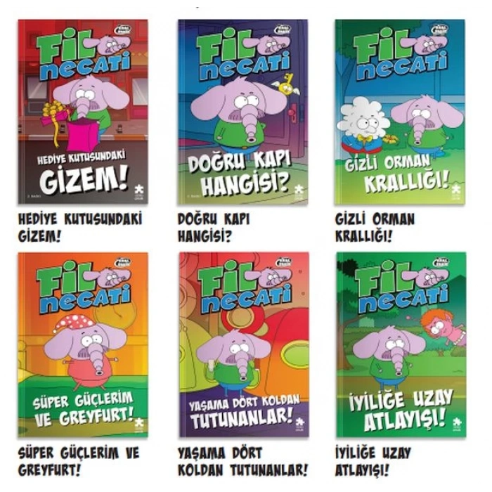 Kral Şakir Fil Necati 6 Kitaplık Set