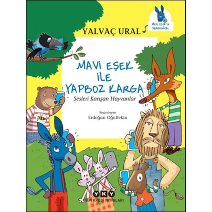 Mavi Eşek ile Yapboz Karga Sesleri Karışan Hayvanlar