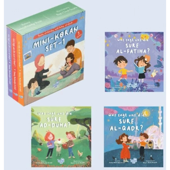 Mini Koran Set-1 Almanca Mini Meal Seti 1 (3 Kitap)