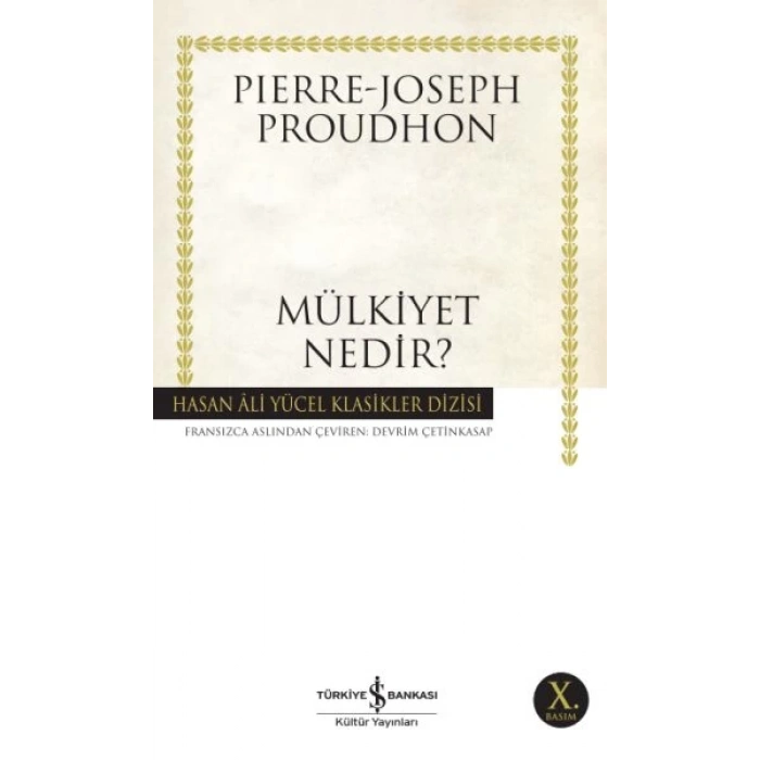 Mülkiyet Nedir - Hasan Ali Yücel Klasikleri
